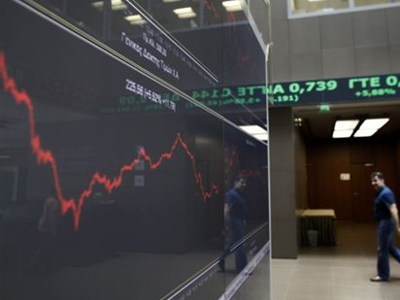 Πτώση στο Χρηματιστήριο Αθηνών Πτώση στο Χρηματιστήριο Αθηνών